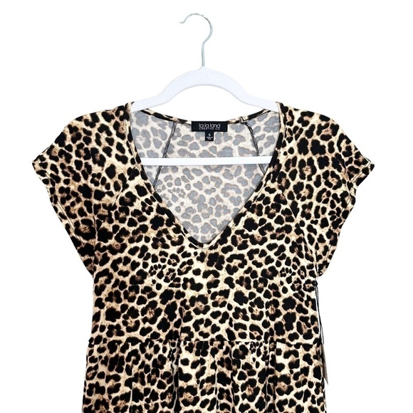 NWT La La Land Small Animal Print Vneck Swing Dress - Picture 2 of 4